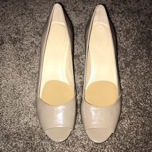 Calvin Klein nude heels